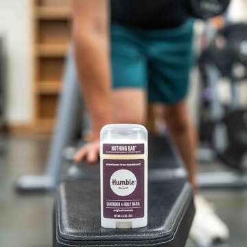 HUMBLE BRANDS Original Formula Aluminum-free Deodorant. Long Lasting Odor Control with Baking Soda a...