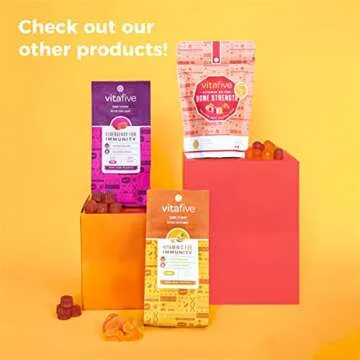 Vitafive Low Sugar Calm Magnesium Gummies - 60 Gummies