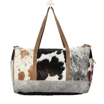 Myra Bag Cowhide & Leather Travel Bag S-1159