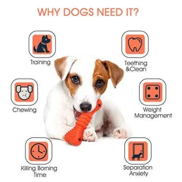 HAOPINSH Dog Chew Toy: Durable, Dental-Friendly Fun for Dogs