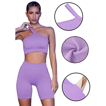 Niyokki Stylish 2 Piece Yoga Workout Set for Women