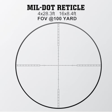 DISCOVERYOPT MS 4-16x42 Rifle Scope - Superior Clarity & Durability