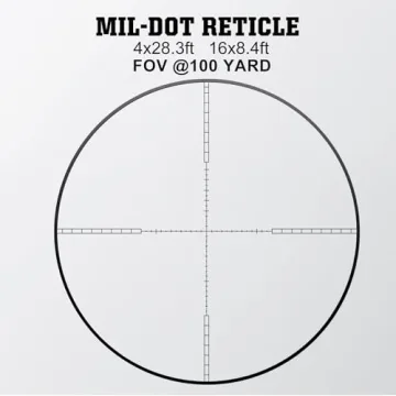 DISCOVERYOPT MS 4-16x42 Rifle Scope - Superior Clarity & Durability