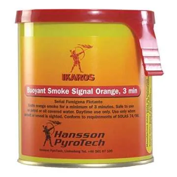 DATREX INC. IKAROS 3 Minute Buoyant Orange Smoke Signal - Quick and Reliable Rescue Tool