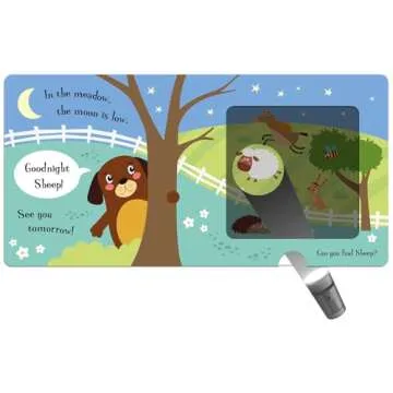 Goodnight Dog Magic Flashlight Book for Kids Adventure