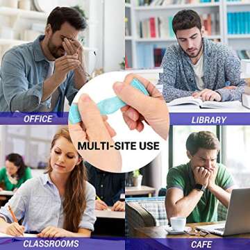 Fidget Toys (20PCS, 10colors) Stress Relieve Toy, Focus Enhance, Soothing Marble Fidgets for Children and Adults, has Helped with ADHD ADD OCD Autism, Depressions and Anxiety Disorders