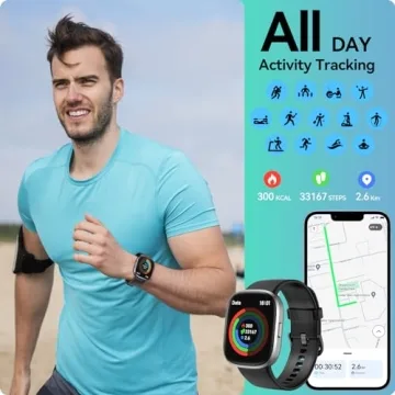 anyloop Smart Watch with Call Function and Fitness Tracker