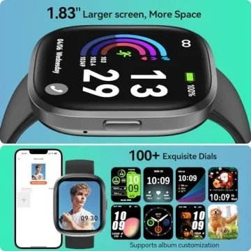 anyloop Smart Watch with Call Function and Fitness Tracker