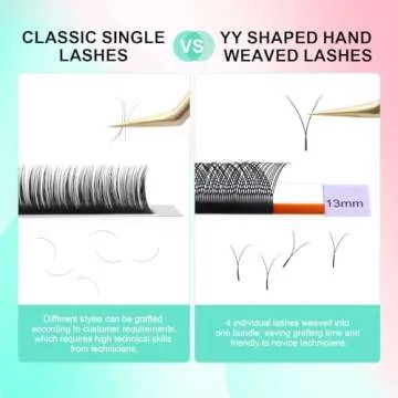 NAGARAKU YY Eyelash Extensions 4D Easy Fan Y Lash