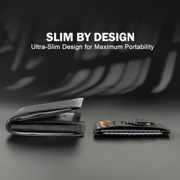 Suncat Slim Wallet with Tracker and RFID Protection
