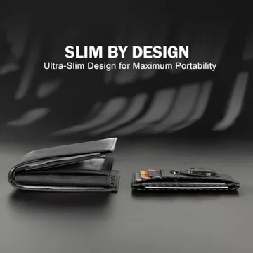 Suncat Slim Wallet with Tracker and RFID Protection