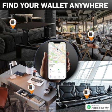 Suncat Slim Wallet with Tracker and RFID Protection