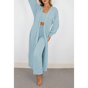 VamJump Womens 3 Piece Lounge Set - Chic & Cozy Outfit