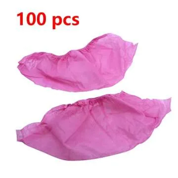 Antrader 100 Disposable Shoe Covers for Indoor Use
