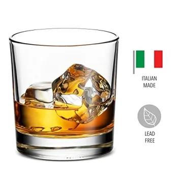 Godinger Old Fashioned Whiskey Glasses Set of 4