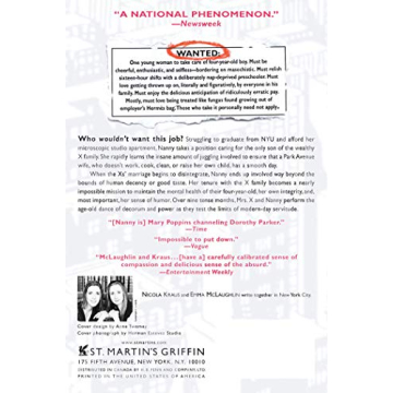 The Nanny Diaries: A Novel