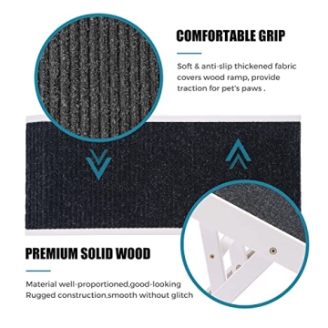 SweetBin Pet Ramp - Adjustable Height for Cats & Dogs