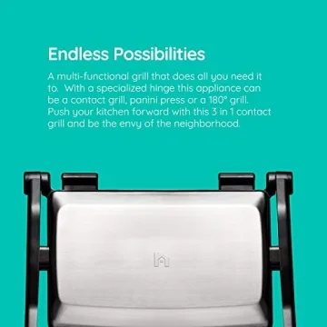 New House Kitchen Panini Press Grill for Easy Cooking