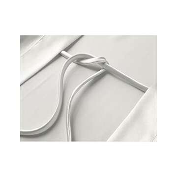 HOTOUCH Womens Bridesmaids Long Satin Kimono Sleepwear Robe for Wedding Party A-Silver Gray, Small