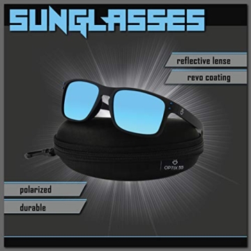 Stylish Polarized Sunglasses for Men with Case