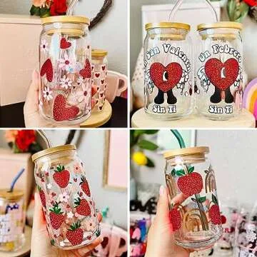 TECKWRAP Holographic Sparkle Vinyl, 1ft x 5ft, Red