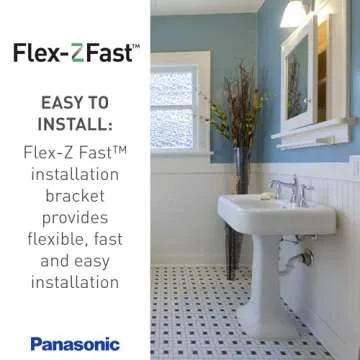 Panasonic WhisperCeiling Fan - Energy Efficient Bathroom Solution