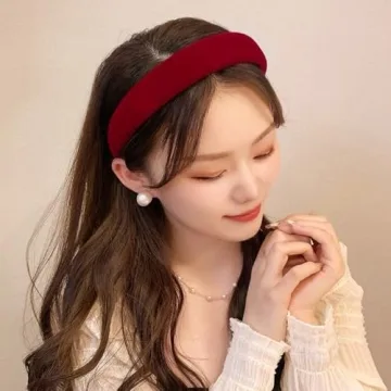 Lvyeer Red Velvet Hair Band for Stylish Women