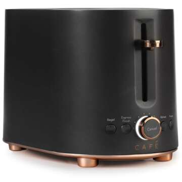 Café Express Finish 2-Slice Toaster – Perfect for Gourmet Toasting