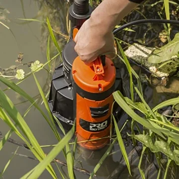 Prostormer Sump Pump, 1/2HP 2110GPH Sumbersible Water Pump, Portable Electric Pump with Build-in Float Switch for pool draining, Crop Irrigation, Yard and Flooded Cellar