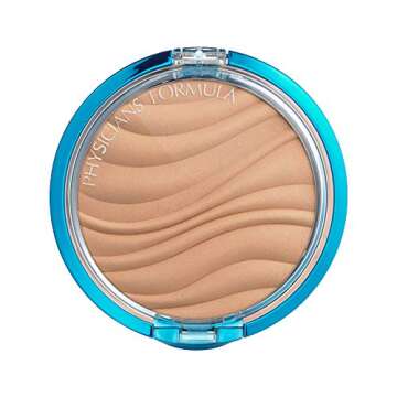 Physicians Formula Mineral Wear Talc-Free Mineral Airbrushing Pressed Powder Beige | Dermatologist Tested, Clinically Tested