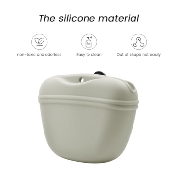 AUDWUD Silicone Dog Treat Pouch for Effortless Training