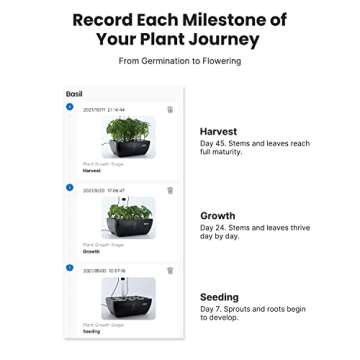 iDOO Hydroponics System Kit with WiFi and LED Grow Light