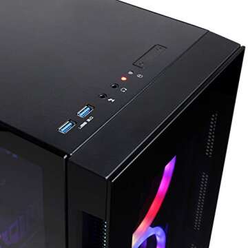 CyberpowerPC Gamer Supreme Liquid Cool Gaming PC, Intel Core i7-9700K 3.6GHz, NVIDIA GeForce RTX 2070 Super 8GB, 16GB DDR4, 1TB PCI-E NVMe SSD, WiFi Ready & Win 10 Home (SLC8260A2, Black)
