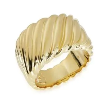 Buy David Yurman Sculpted Cable Ring Size 5.75 Gold