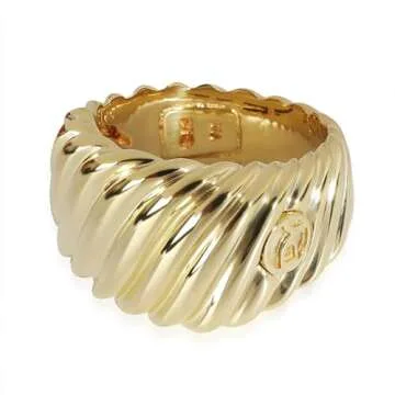 Buy David Yurman Sculpted Cable Ring Size 5.75 Gold
