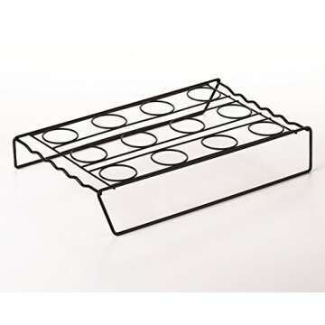 Nifty Ice Cream Cone Cupcake Baking Rack – Holds up to 12 Medium & Large Cupcake Cones, Non-Stick, Dishwasher Safe, Use for Baking, Cooling & Serving Treats
