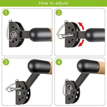 Kipika Adjustable Height Ballet Barre - Home Dance Gear