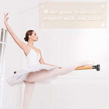 Kipika Adjustable Height Ballet Barre - Home Dance Gear