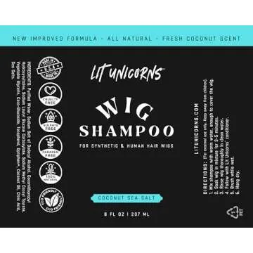 LIT UNICORNS Natural Wig Shampoo & Conditioner Set