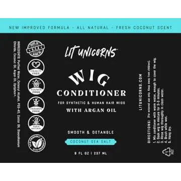 LIT UNICORNS Natural Wig Shampoo & Conditioner Set