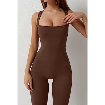 Stylish QINSEN Wide Leg Flare Jumpsuit for Women