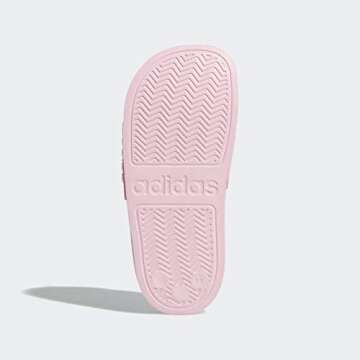 adidas Adilette Shower Slides Sandal, True Pink/White/True Pink, 13 US Unisex Little Kid
