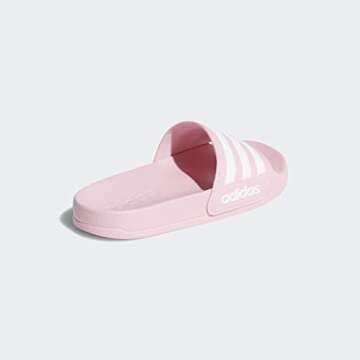 adidas Adilette Shower Slides Sandal, True Pink/White/True Pink, 13 US Unisex Little Kid