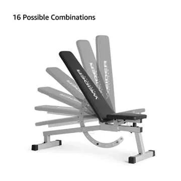 Weider Platinum Adjustable Bench with 16 Positions
