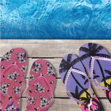 NORTY Women's Flip Flops for Stylish Summer Comfort