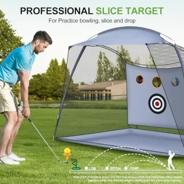 10x7ft Golf Practice Net for Backyard and Indoor Training