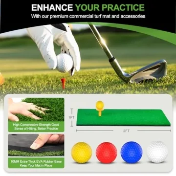 10x7ft Golf Practice Net for Backyard and Indoor Training