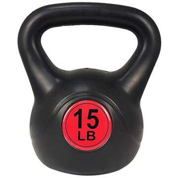 Signature Fitness Kettlebell Set for Home Workouts