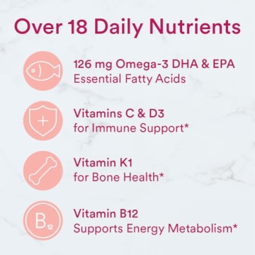 Women's Multivitamin Gummies with Omega 3 & Essential Nutrients