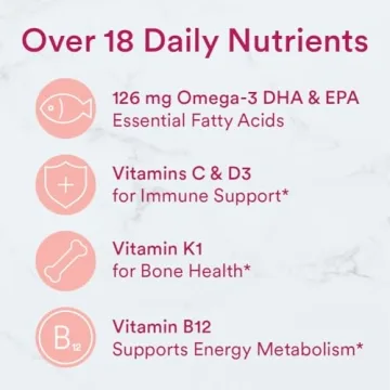 Women's Multivitamin Gummies with Omega 3 & Essential Nutrients